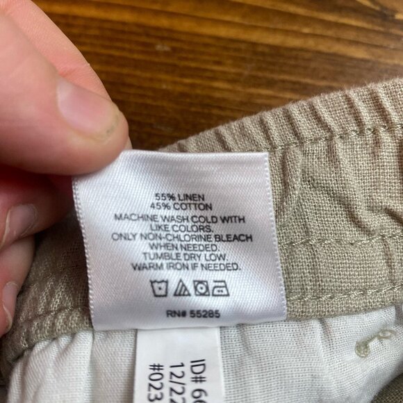 Express shorts men's size large elastic drawstring waist tan - Picture 4 of 10